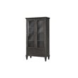 Magnussen Sutton Place Curio Cabinet in Weathered Charcoal