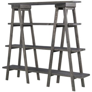 Magnussen Sutton Place 4 Shelf Bookcase in Weathered Charcoal