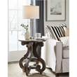 Magnussen Bellamy Round Accent End Table in Peppercorn