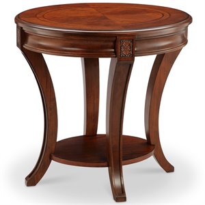 Magnussen Winslet Oval Solid Wood End Table in Cherry