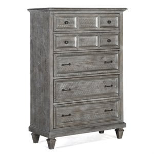 Magnussen Lancaster 5 Drawer Chest in Dovetail Gray