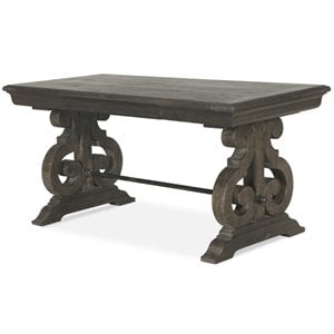 Magnussen Bellamy Writing Desk in Weathered Peppercorn