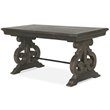 Magnussen Bellamy Writing Desk in Weathered Peppercorn