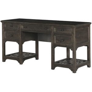 Magnussen Bellamy Computer Credenza in Weathered Peppercorn