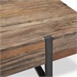 Magnussen Prescott Modern Chairside End Table in Rustic Honey