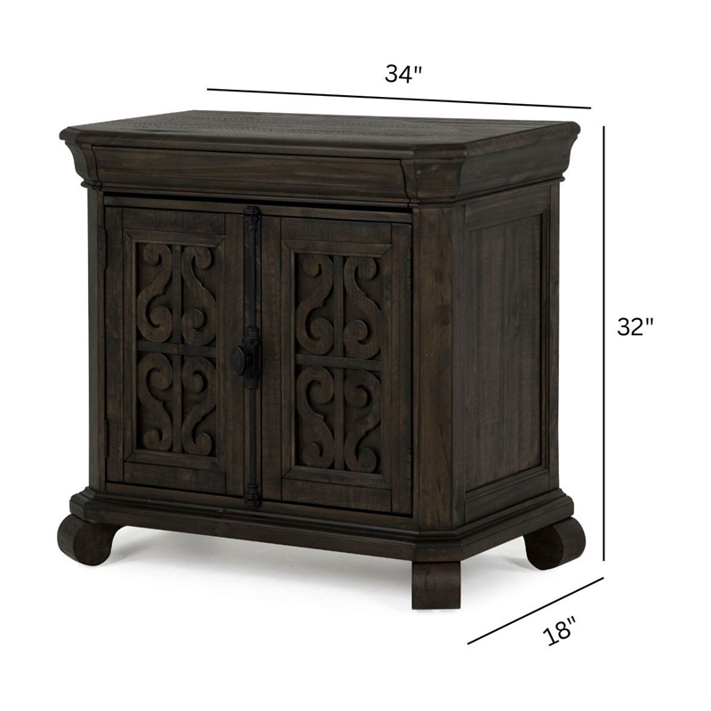 Magnussen Bellamy Traditional Peppercorn Bachelor Door Chest