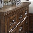 Magnussen Bay Creek Relaxed Traditional Toasted Nutmeg 3 Drawer Nightstand
