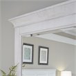 Magnussen Heron Cove Relaxed Traditional Soft White Landscape Mirror