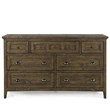 Magnussen Bay Creek Relaxed Traditional Toasted Nutmeg 7 Drawer Dresser