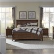 Magnussen Bay Creek Traditional Toasted Nutmeg Queen Panel Bed with Storage
