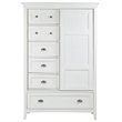 Magnussen Heron Cove Relaxed Traditional Soft White Sliding Door Chest