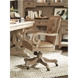 Magnussen Tinley Park Fully Upholstered Swivel Chair in Dovetail Gray