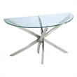 Magnussen Zila Demilune Solid Wood Sofa Table
