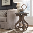 Magnussen Tinley Park Round Accent End Table in Dovetail Gray