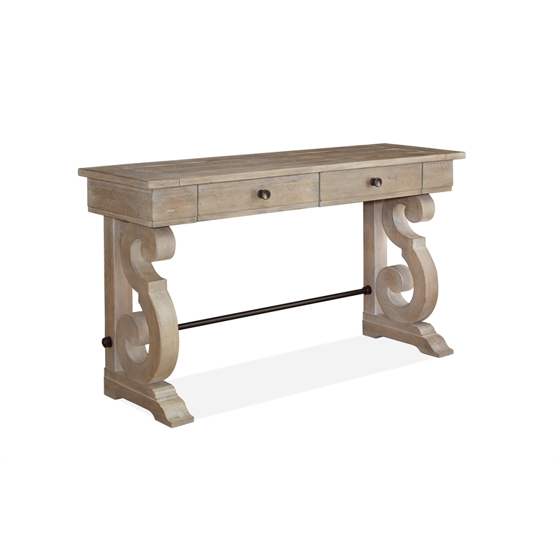 Magnussen Tinley Park Rectangular Sofa Table in Dovetail Gray