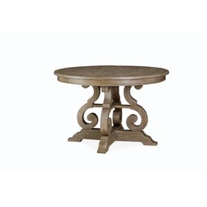 Magnussen Tinley Park 48&quot Round Dining Table in Dovetail Gray