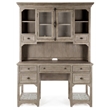 Magnussen Tinley Park Pine Wood Desk in Dovetail Gray