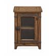 Magnussen Chesterfield Chairside End Table in Farmhouse Timber