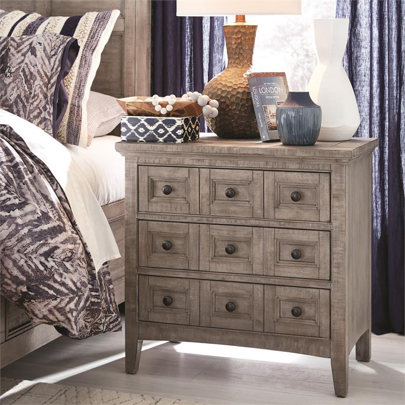 Magnussen Paxton Place Wood 3-Drawers Nightstand