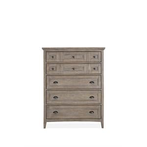 Magnussen Paxton Place Wood Drawer Chest in Dovetail Gray