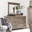 Magnussen Paxton Place Wood 7-Drawers Dresser in Dovetail Gray