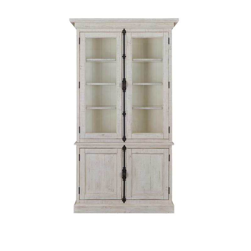 Magnussen Bronwyn Wooden China Cabinet in White