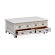 Magnussen T4400 Heron Cove Lift Top Storage Cocktail Table w/Casters