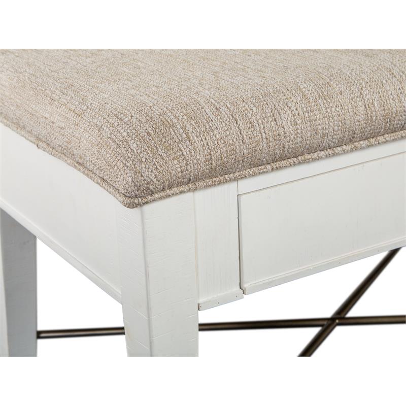 Magnussen Heron Cove Bench with Upholstered Seat