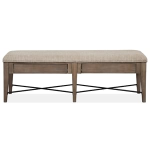 Magnussen Paxton Place Bench with Upholstered Seat