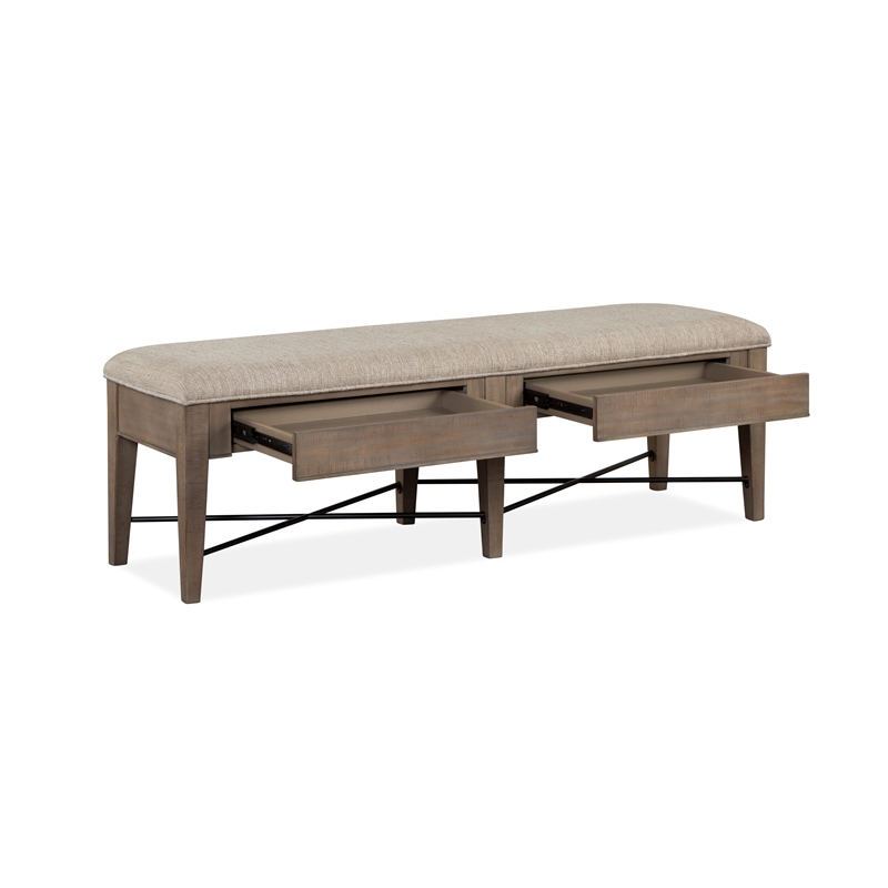 Magnussen Paxton Place Bench with Upholstered Seat
