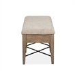 Magnussen Paxton Place Bench with Upholstered Seat