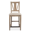 Magnussen Paxton Place Counter Chair with Upholstered Seat (Set of 2)