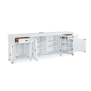 Magnussen Heron Cove 90&quot Entertainment Console Chalk White