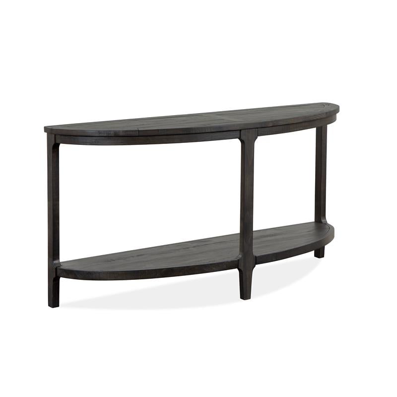 Magnussen Boswell Demilune Pine Solid Wood Sofa Table