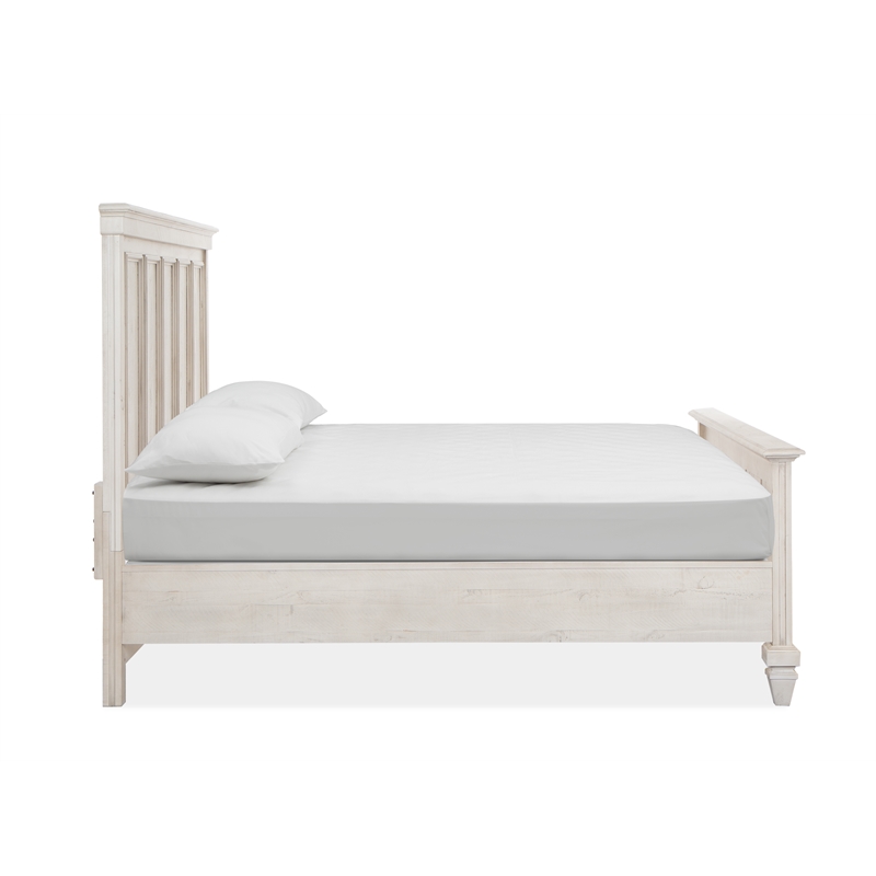 Magnussen Newport Queen Panel Headboard in Soft Alabaster