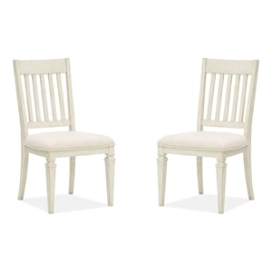 Magnussen Newport Upholstered Wood Dining Side Chair (Set of 2)