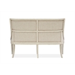 Magnussen Newport Wood Bench with Upholstered Seat & Back
