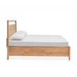 Magnussen Somerset Wood Queen Size Panel Bed in Butternut Natural