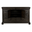 Magnussen Home Bellamy Peppercorn Drawer Dresser With Landscape Mirror