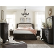 Magnussen Home Bellamy Peppercorn Drawer Dresser With Landscape Mirror