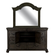 Magnussen Home Bellamy Peppercorn Drawer Dresser With Shaped Mirror