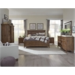 Magnussen Home Bay Creek Toasted Nutmeg Drawer Dresser With Landscape Mirror
