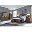 Magnussen Home Bay Creek Toasted Nutmeg Drawer Dresser With Landscape Mirror