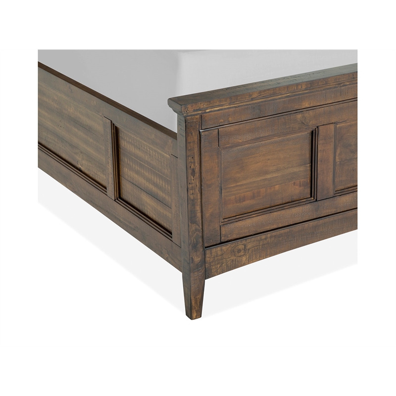 Magnussen Home Bay Creek Toasted Nutmeg Queen Lamp Panel Bed