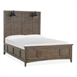Magnussen Home Bay Creek Toasted Nutmeg Queen Lamp Panel Bed