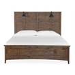 Magnussen Home Bay Creek Toasted Nutmeg King Lamp Panel Bed