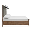 Magnussen Home Bay Creek Toasted Nutmeg King Lamp Panel Bed
