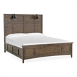Magnussen Home Bay Creek Toasted Nutmeg King Lamp Panel Bed
