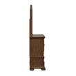Magnussen Home Durango Willadeene Brown Drawer Dresser With Shaped Mirror
