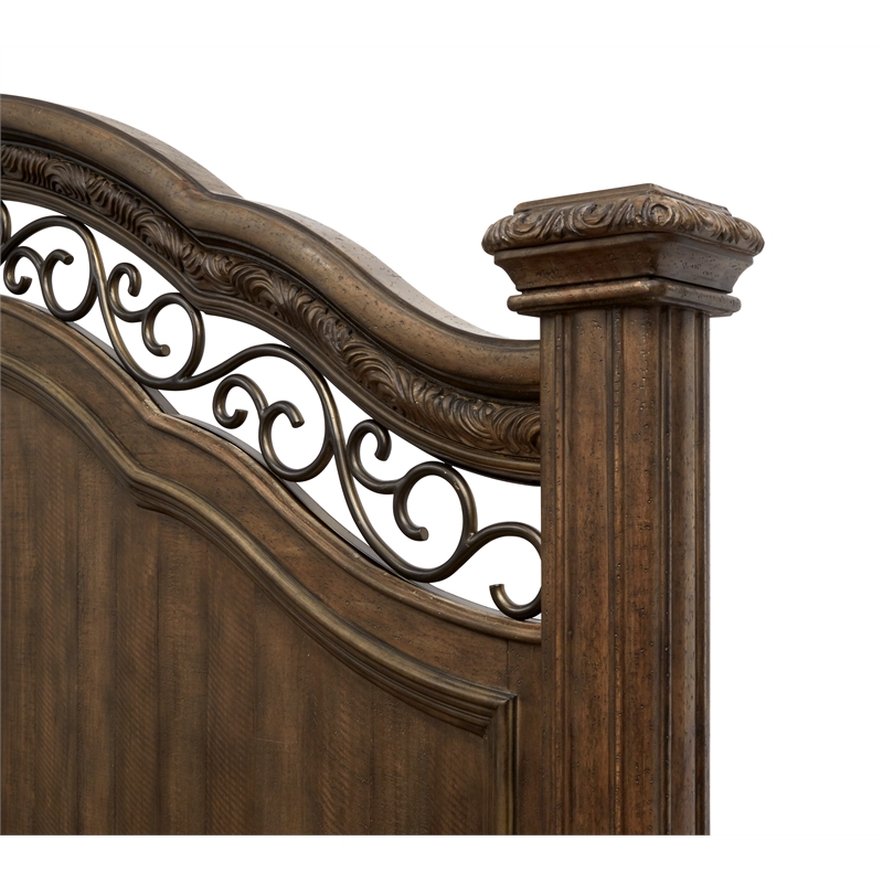 Magnussen Home Durango Willadeene Brown Queen Panel Bed